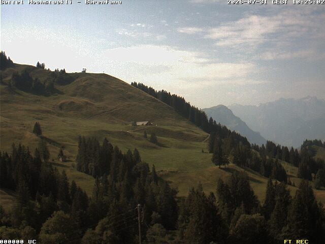 Archiv Foto Webcam Bärenfang, Hochstuckli Sattel