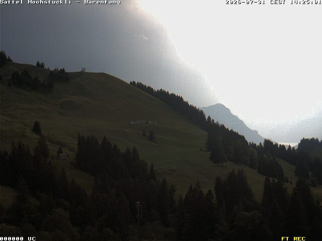Archiv Foto Webcam Bärenfang, Hochstuckli Sattel
