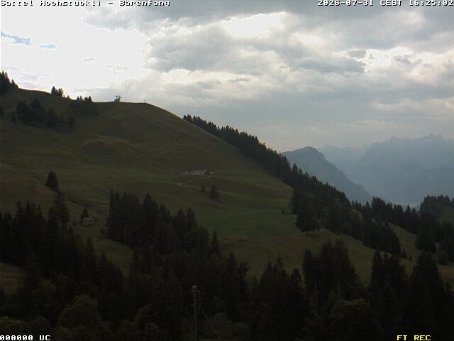 Archiv Foto Webcam Bärenfang, Hochstuckli Sattel