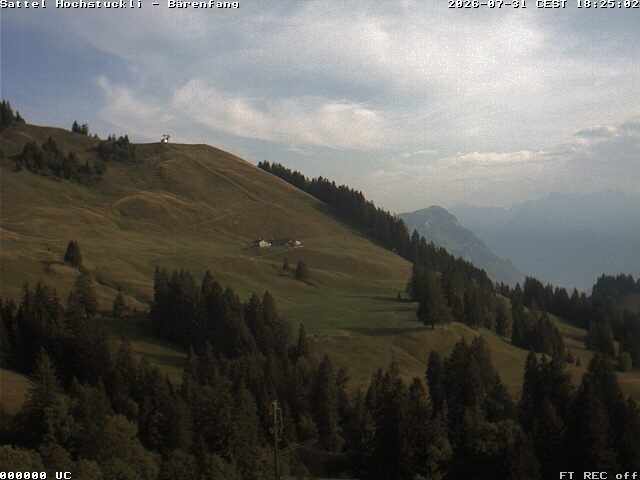 Archiv Foto Webcam Bärenfang, Hochstuckli Sattel