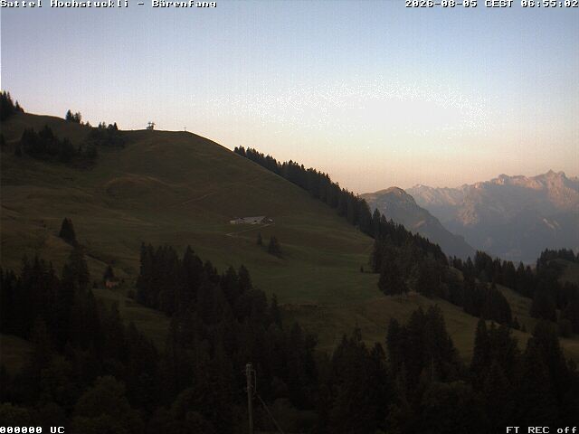 Archiv Foto Webcam Bärenfang, Hochstuckli Sattel