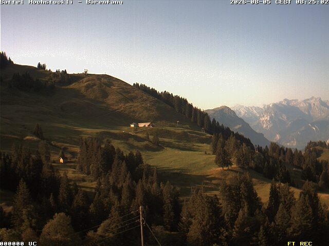 Archiv Foto Webcam Bärenfang, Hochstuckli Sattel