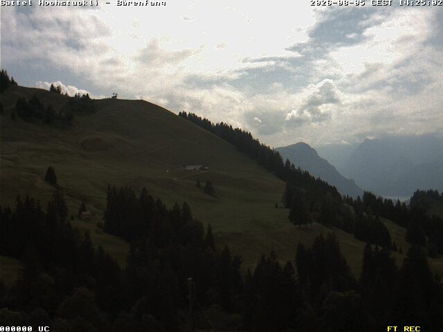 Archiv Foto Webcam Bärenfang, Hochstuckli Sattel