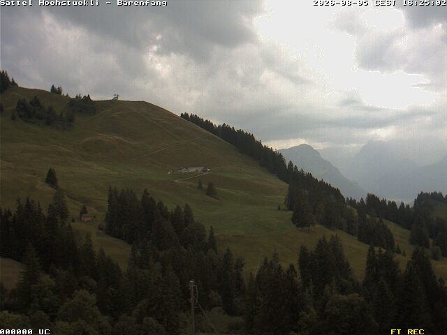 Archiv Foto Webcam Bärenfang, Hochstuckli Sattel