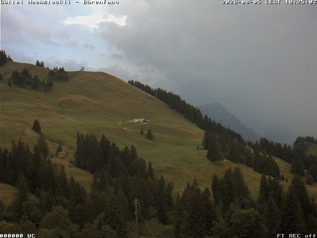 Archiv Foto Webcam Bärenfang, Hochstuckli Sattel