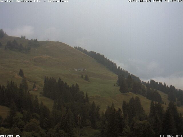 Archiv Foto Webcam Bärenfang, Hochstuckli Sattel