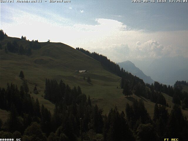 Archived image Webcam mountain restaurant Bärenfang, Hochstuckli Sattel