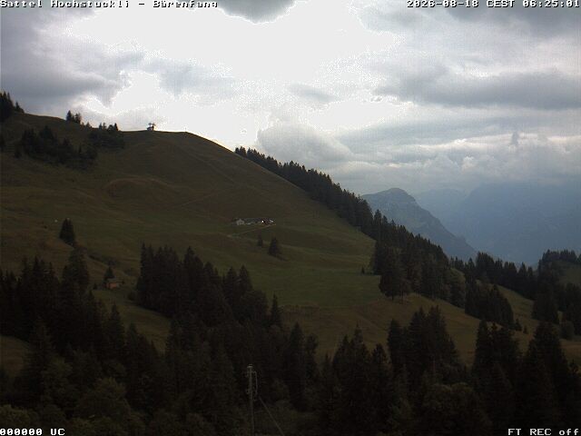 Archiv Foto Webcam Bärenfang, Hochstuckli Sattel
