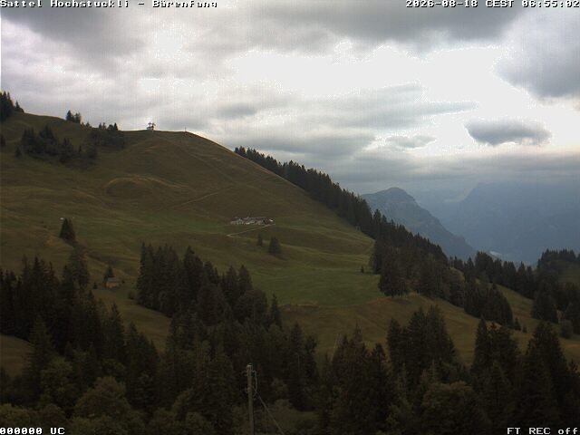 Archiv Foto Webcam Bärenfang, Hochstuckli Sattel