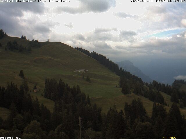 Archiv Foto Webcam Bärenfang, Hochstuckli Sattel
