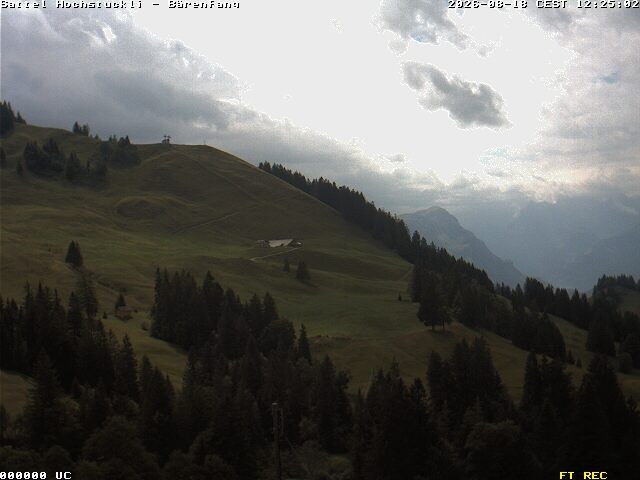 Archiv Foto Webcam Bärenfang, Hochstuckli Sattel