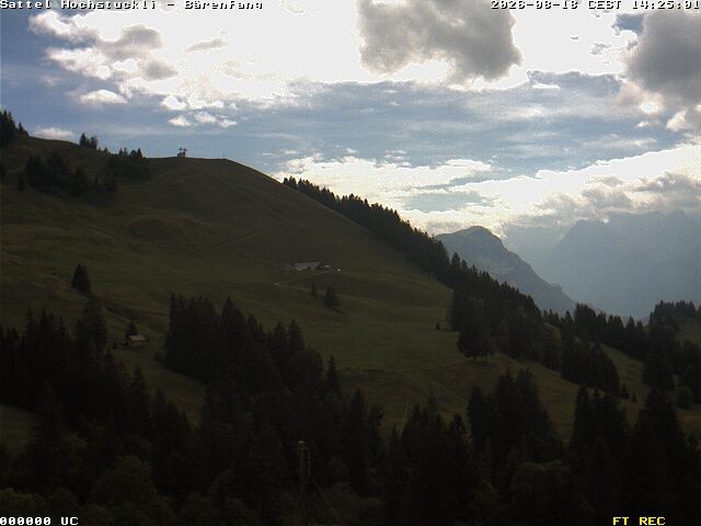 Archiv Foto Webcam Bärenfang, Hochstuckli Sattel