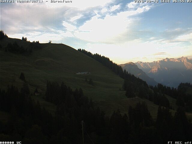 Archiv Foto Webcam Bärenfang, Hochstuckli Sattel