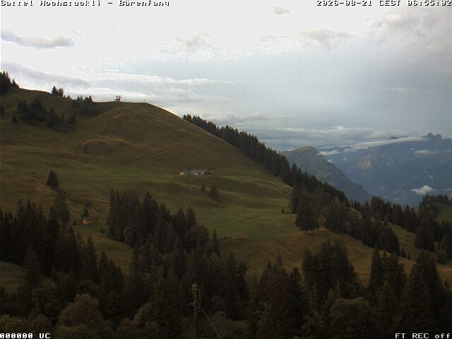 Archiv Foto Webcam Bärenfang, Hochstuckli Sattel