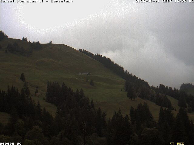 Archiv Foto Webcam Bärenfang, Hochstuckli Sattel