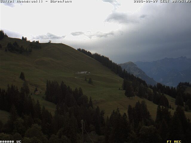 Archiv Foto Webcam Bärenfang, Hochstuckli Sattel