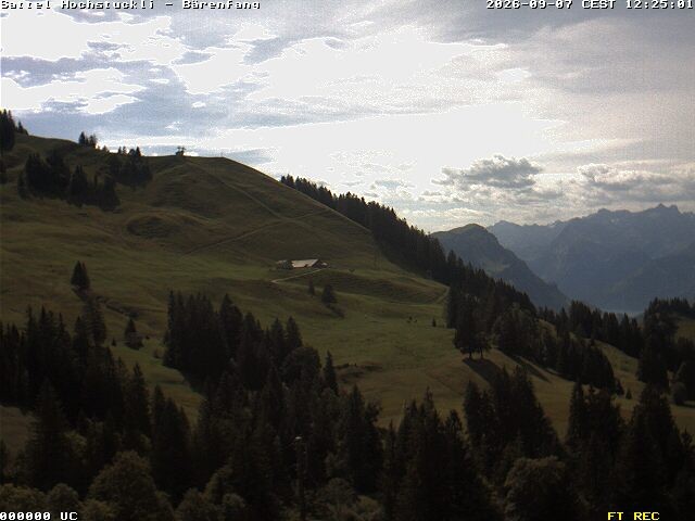 Archiv Foto Webcam Bärenfang, Hochstuckli Sattel