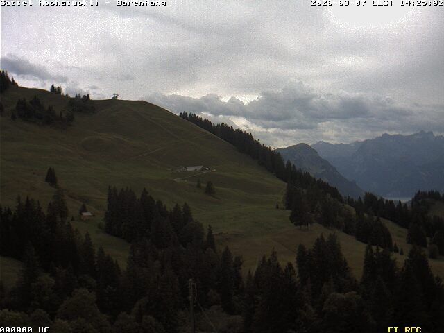 Archiv Foto Webcam Bärenfang, Hochstuckli Sattel