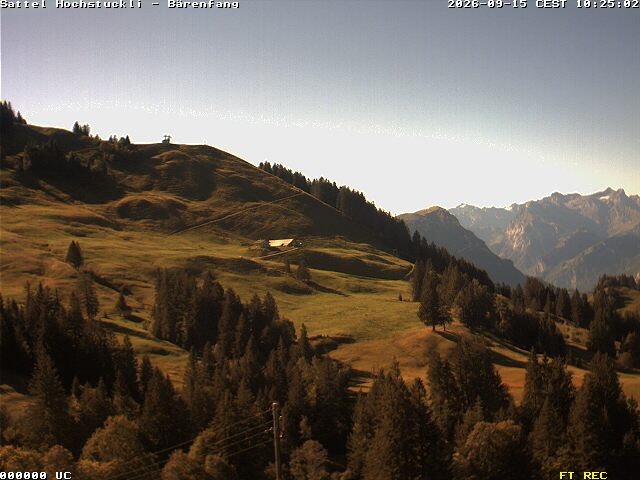 Archiv Foto Webcam Bärenfang, Hochstuckli Sattel