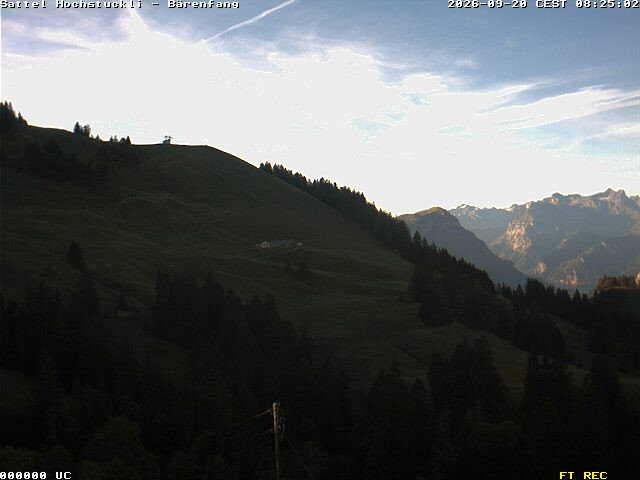 Archiv Foto Webcam Bärenfang, Hochstuckli Sattel