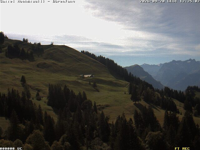 Archiv Foto Webcam Bärenfang, Hochstuckli Sattel