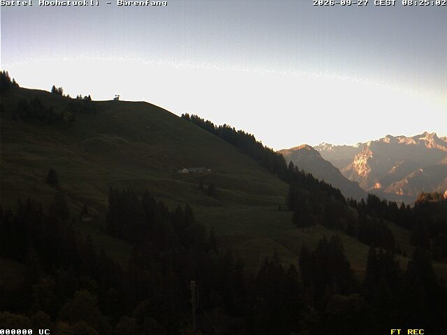 Archiv Foto Webcam Bärenfang, Hochstuckli Sattel