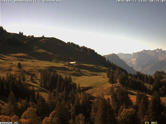 Archiv Foto Webcam Bärenfang, Hochstuckli Sattel