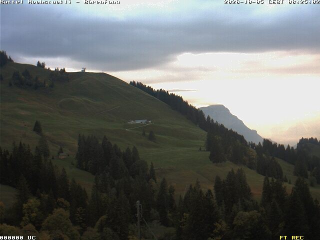 Archiv Foto Webcam Bärenfang, Hochstuckli Sattel