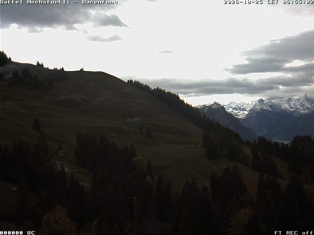 Archiv Foto Webcam Bärenfang, Hochstuckli Sattel