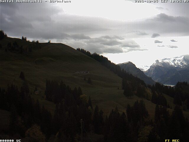 Archiv Foto Webcam Bärenfang, Hochstuckli Sattel