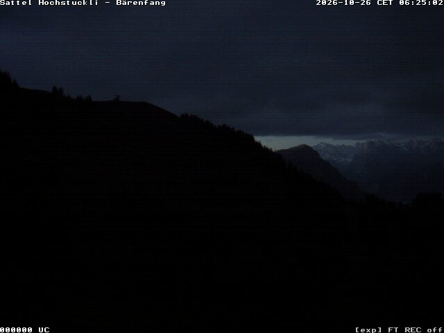 Archived image Webcam mountain restaurant Bärenfang, Hochstuckli Sattel