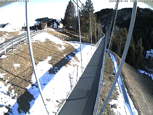 Archived image Webcam Sattel, Skywalk