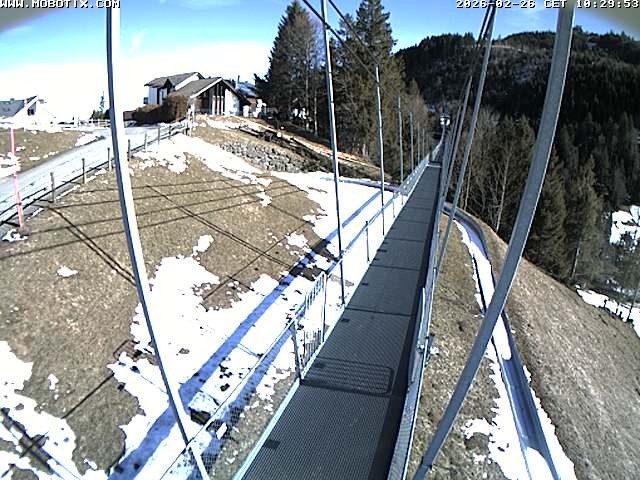 Archived image Webcam Sattel, Skywalk