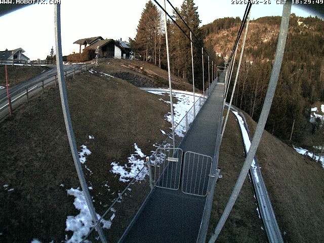 Archived image Webcam Sattel, Skywalk