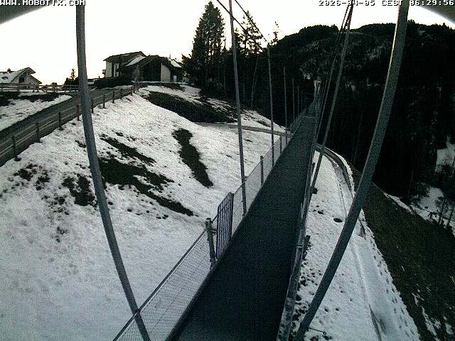 Archived image Webcam Sattel, Skywalk