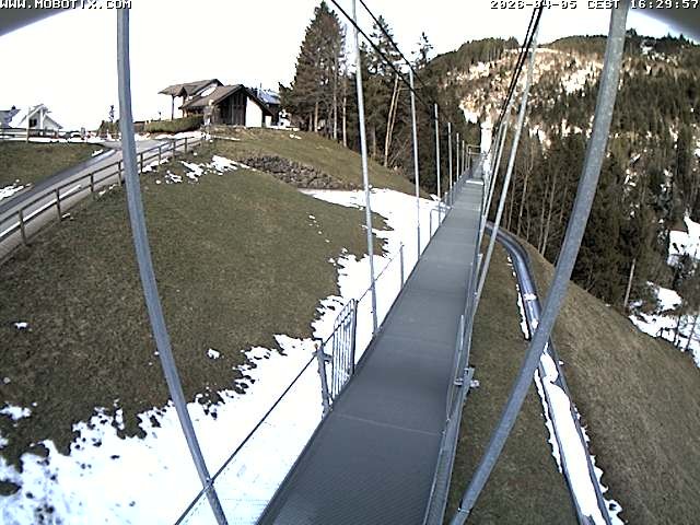 Archived image Webcam Sattel, Skywalk