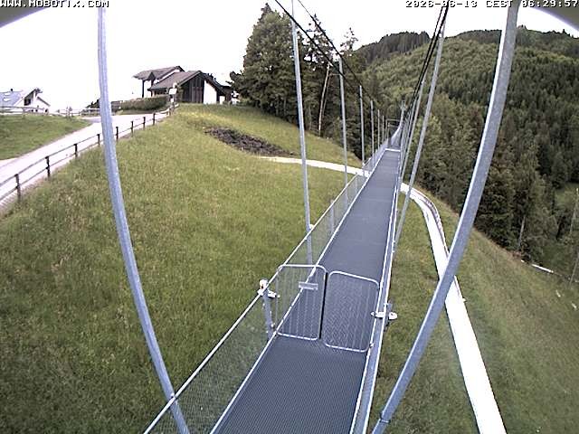 Archived image Webcam Sattel, Skywalk