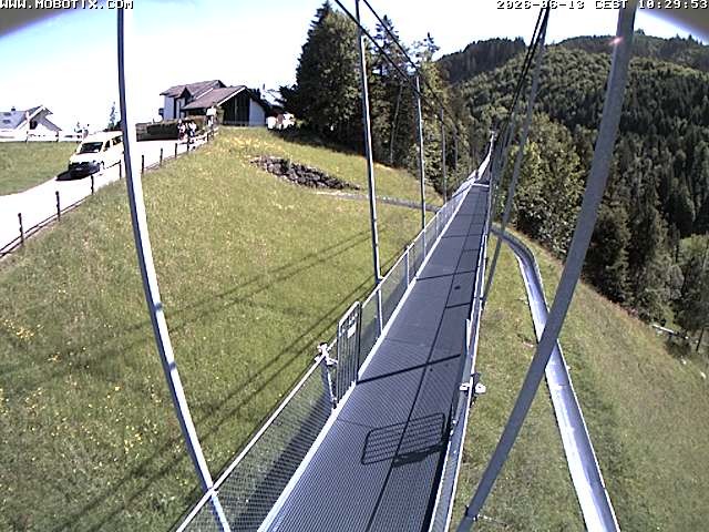 Archived image Webcam Sattel, Skywalk