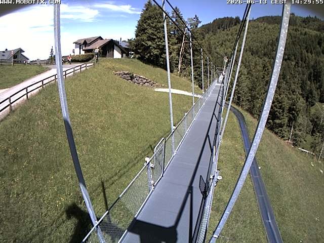 Archived image Webcam Sattel, Skywalk