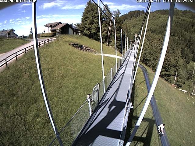 Archived image Webcam Sattel, Skywalk