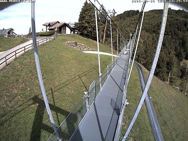 Archived image Webcam Sattel, Skywalk