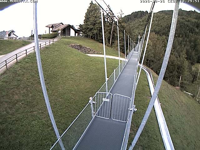 Archived image Webcam Sattel, Skywalk