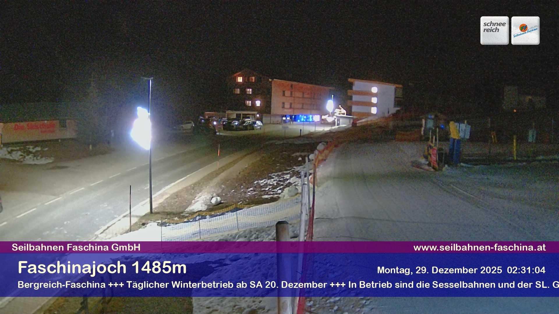 Archiv Foto Webcam Faschinapass, Stafelalpbahn