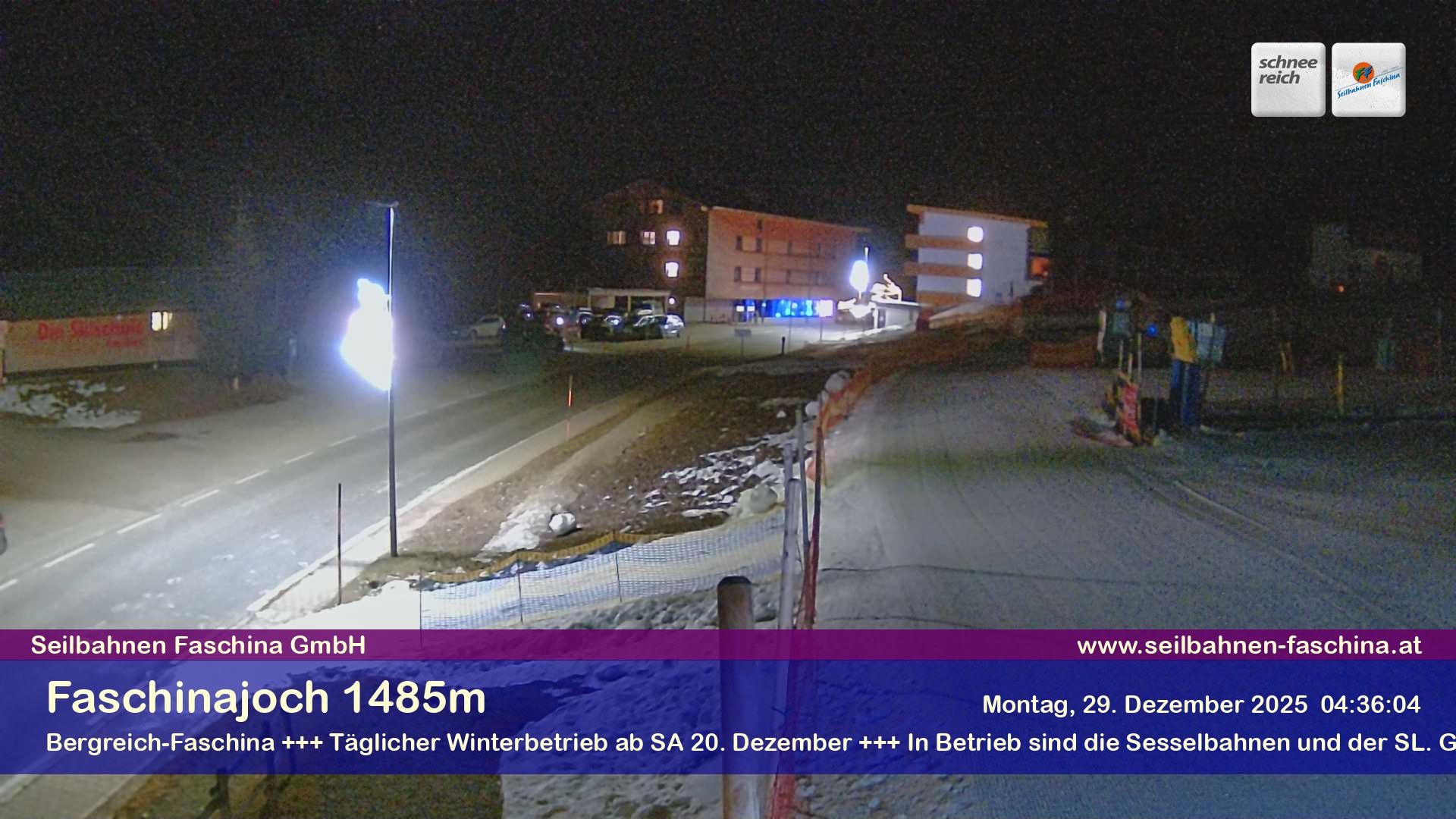 Archiv Foto Webcam Faschinapass, Stafelalpbahn