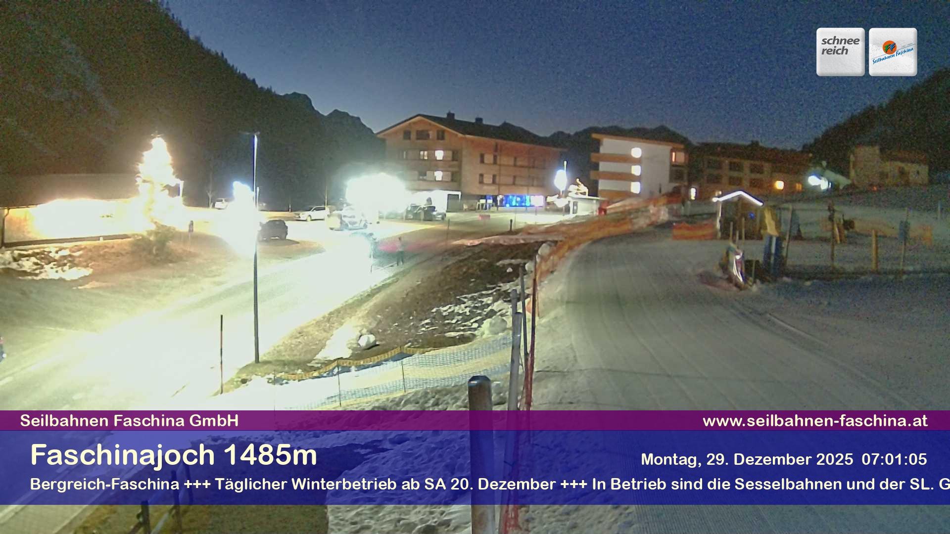 Archiv Foto Webcam Faschinapass, Stafelalpbahn