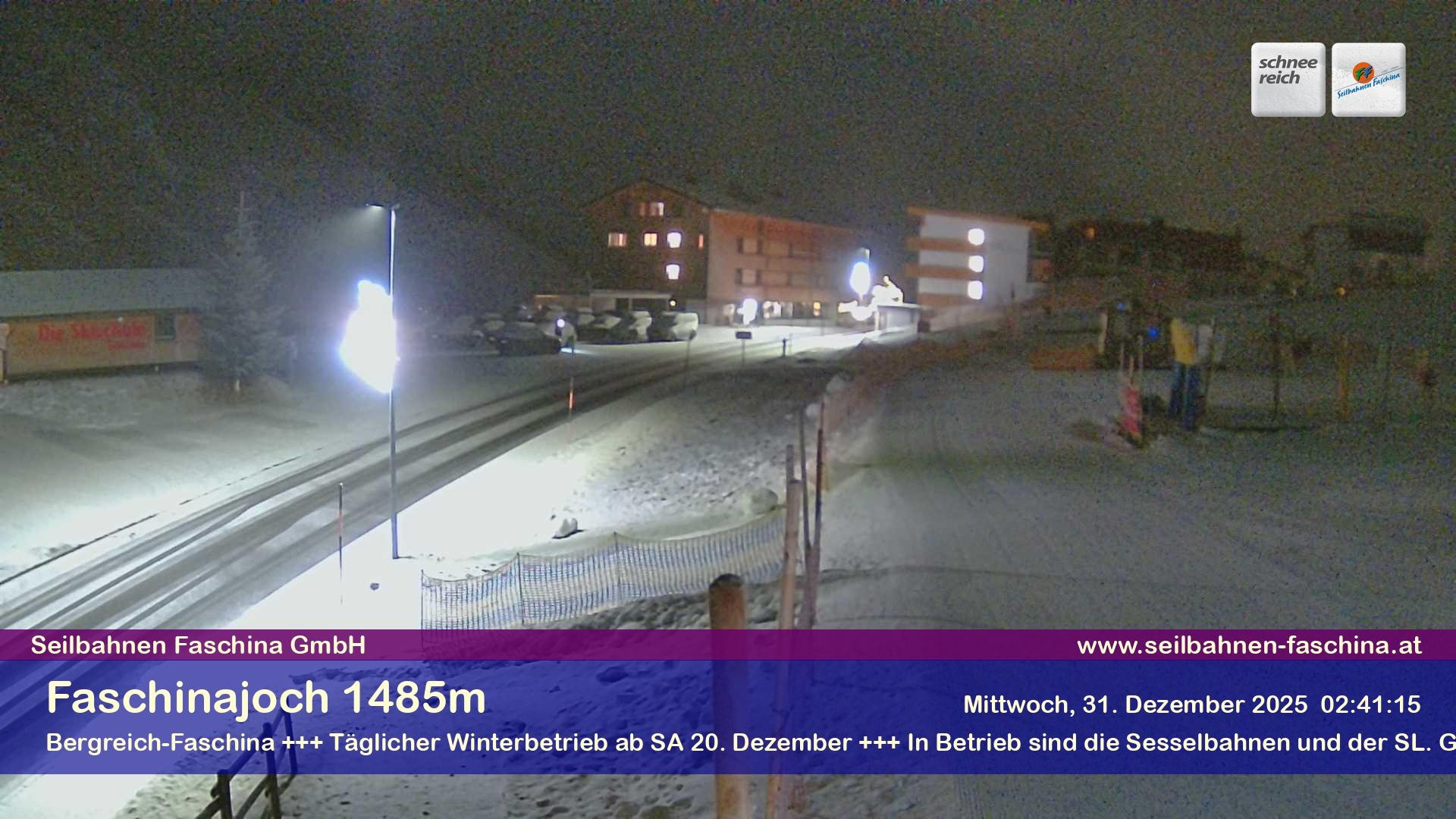 Archiv Foto Webcam Faschinapass, Stafelalpbahn