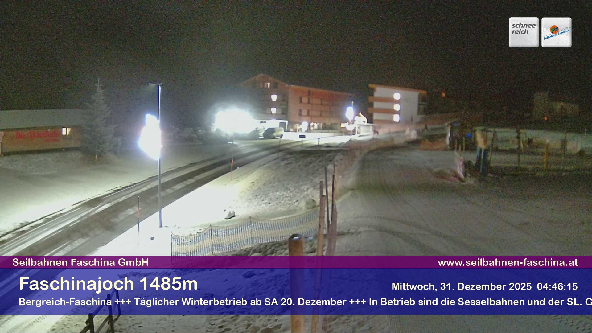 Archiv Foto Webcam Faschinapass, Stafelalpbahn