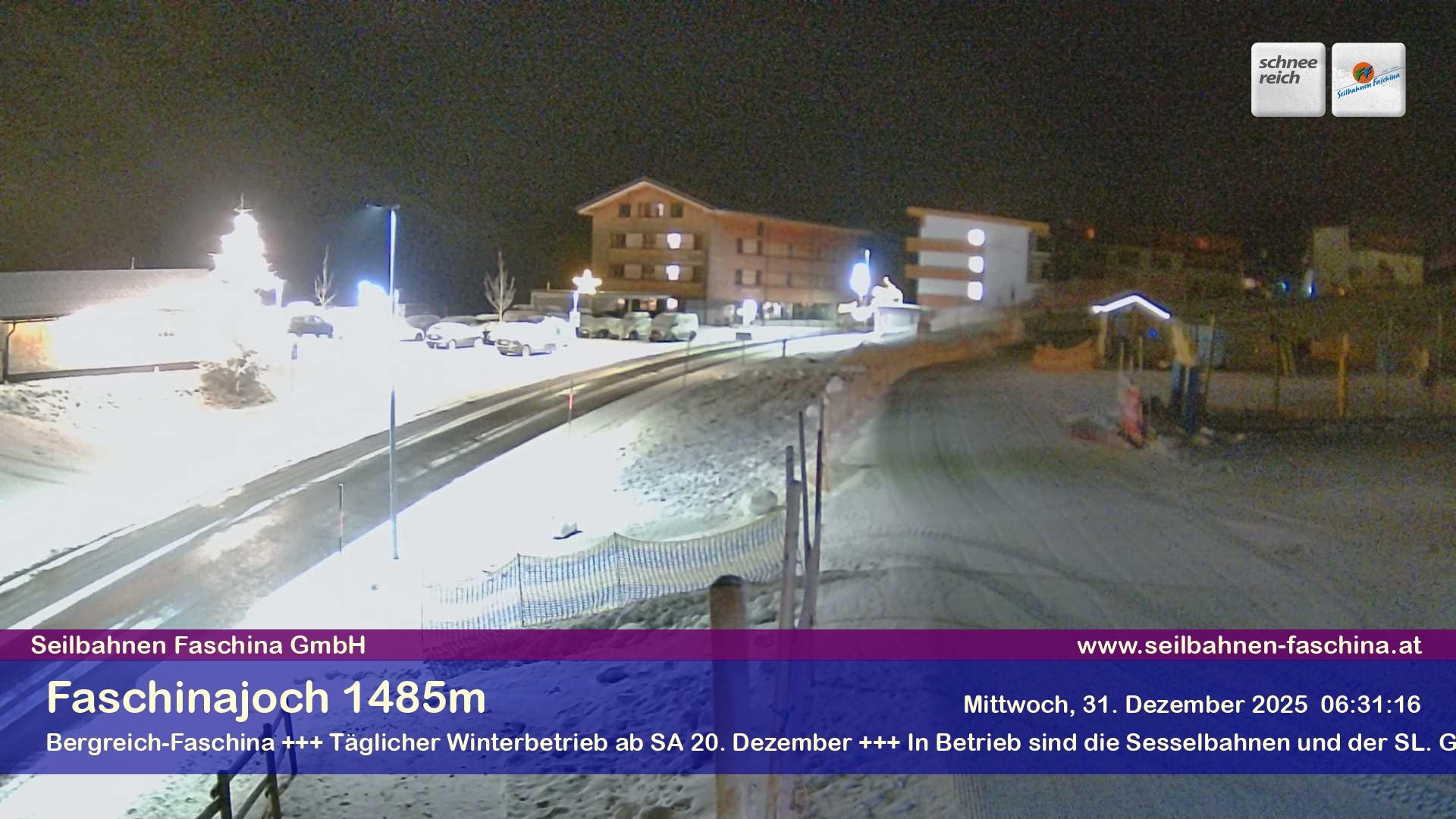 Archiv Foto Webcam Faschinapass, Stafelalpbahn