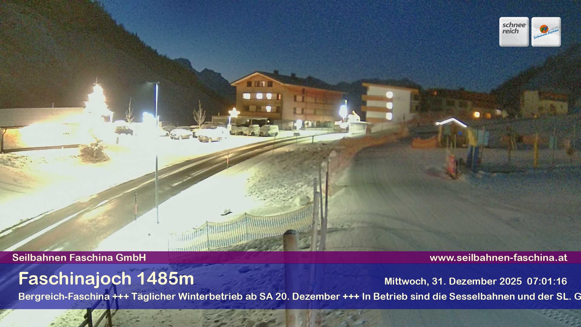 Archiv Foto Webcam Faschinapass, Stafelalpbahn