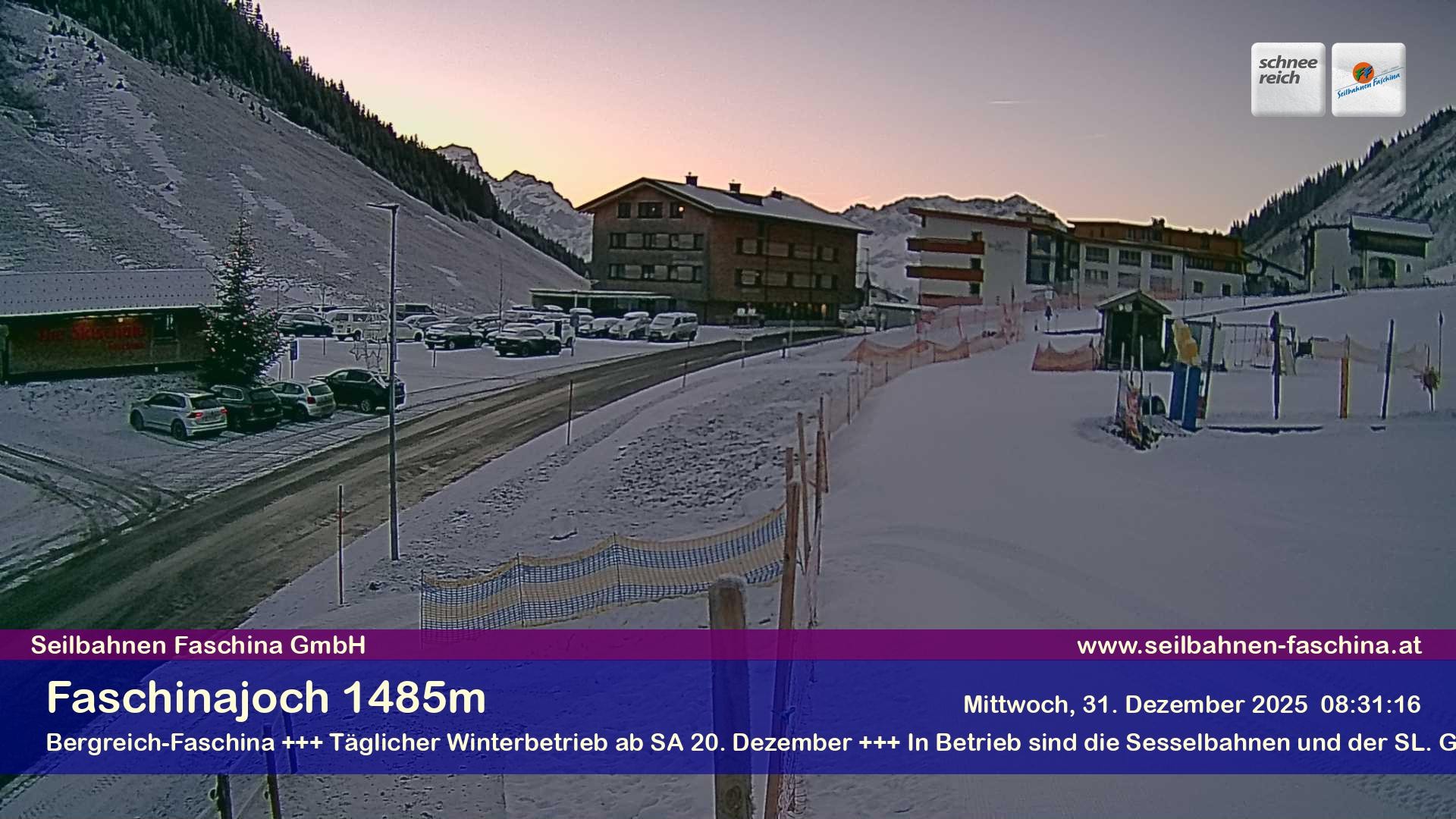 Archiv Foto Webcam Faschinapass, Stafelalpbahn